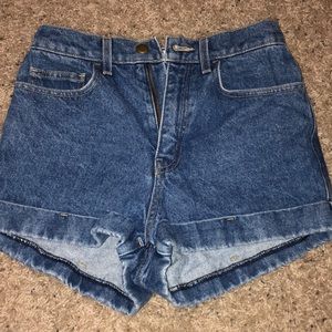 American Apparel Jean Shorts